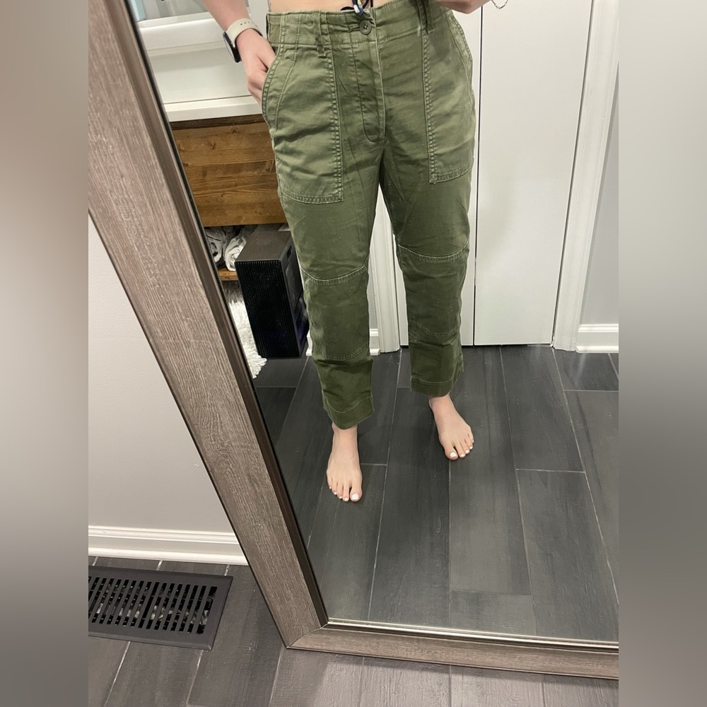 Gap Patchwork Green Cargo Pants - image 2